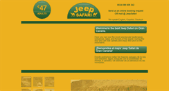 Desktop Screenshot of jeepsafari-grancanaria.com